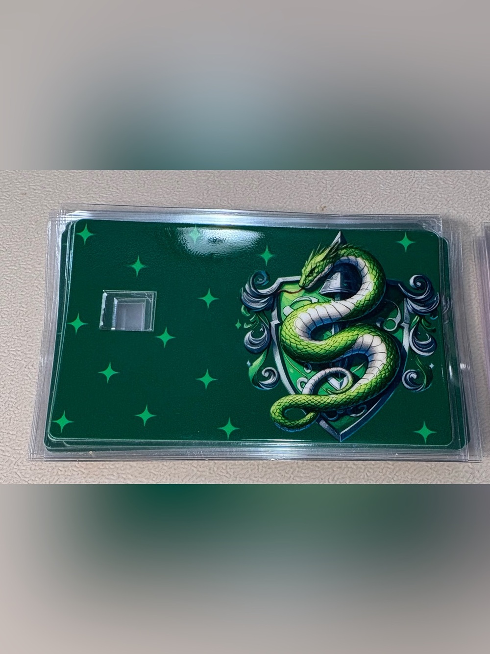 Green Snake Crest Card Skin